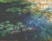 Reflections of Clouds on the Water-Lily Pond, Left Panel